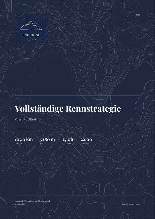 Cover des Strategy Guide zum Zugspitz Ultratrail